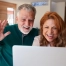 10 Heartwarming Gifts For Distant Relatives 5 Senior hispanic couple on a video chat.